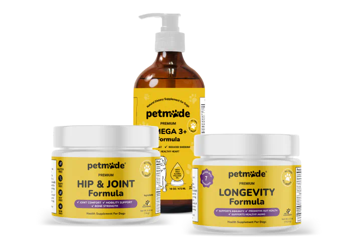 Three pet supplement products by PetMade