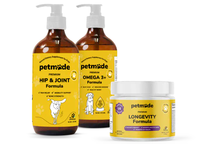 Three pet supplement products by PetMade