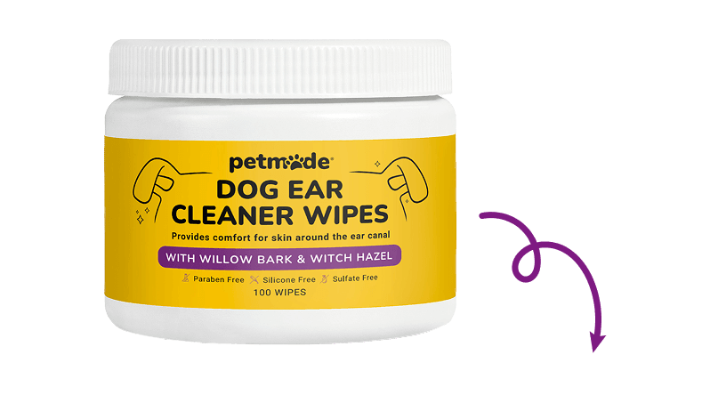 PetMade Dog Ear Cleaner Wipes container