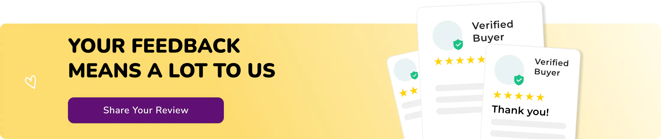 Your feedback means a lot to us - Share Your Review