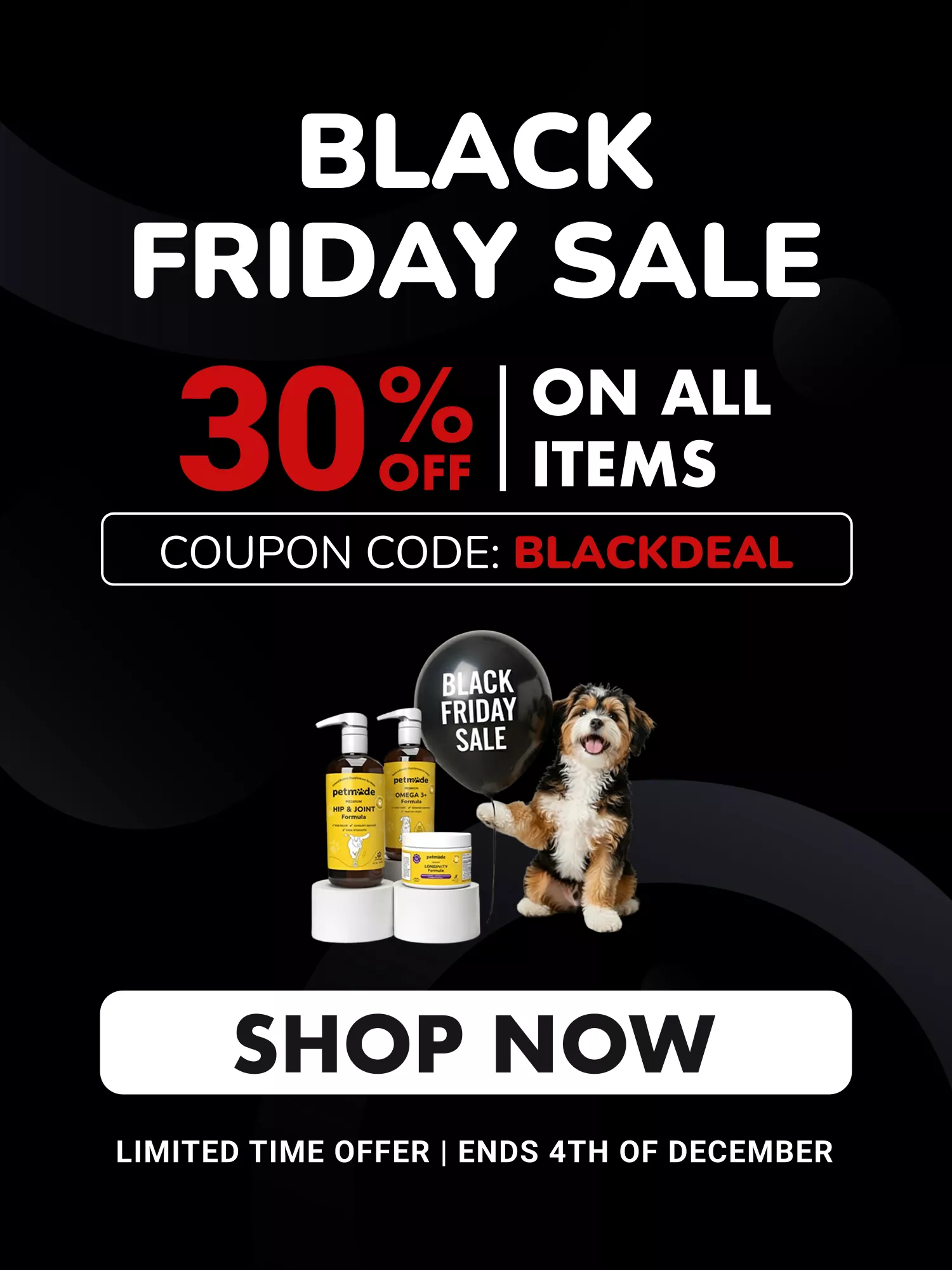 Limited free product offer