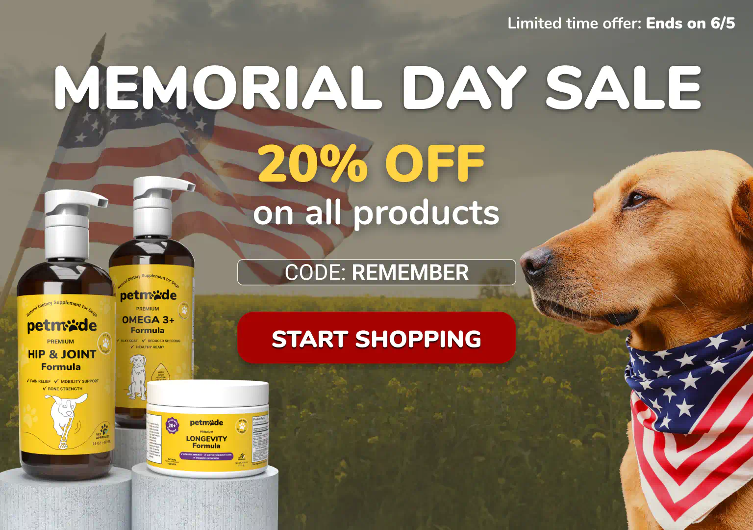limited free product offer